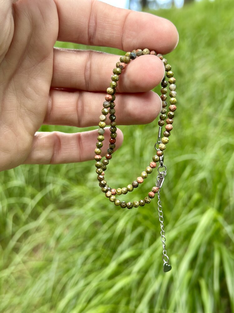 3 mm Unakit taşı bileklik