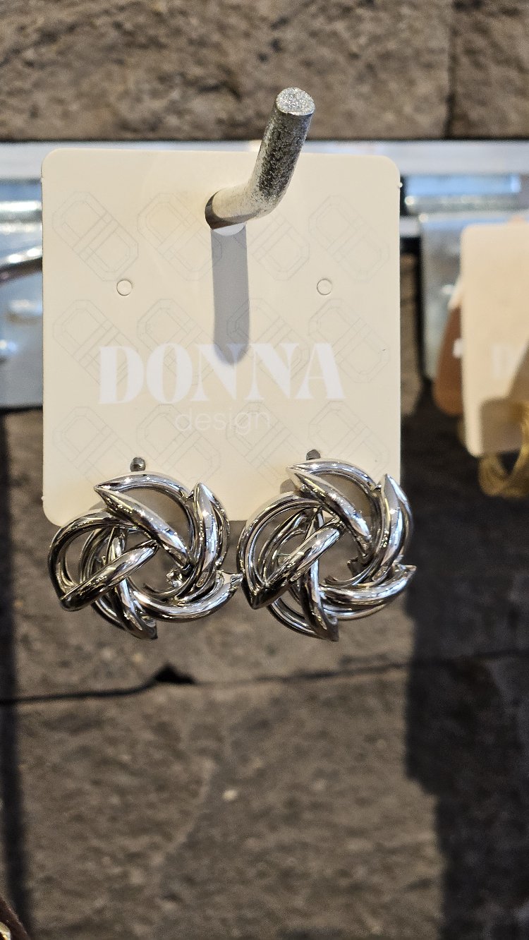 Silver Çiçek Küpe