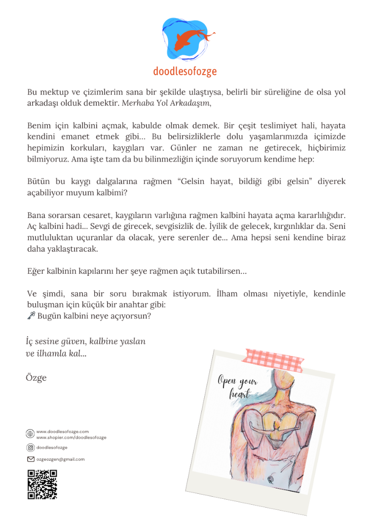 Open your heart “Kalbini aç"