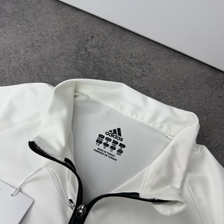 Adidas Dri-Fit Yarım Fermuar Performance Sweat | Beyaz 3045