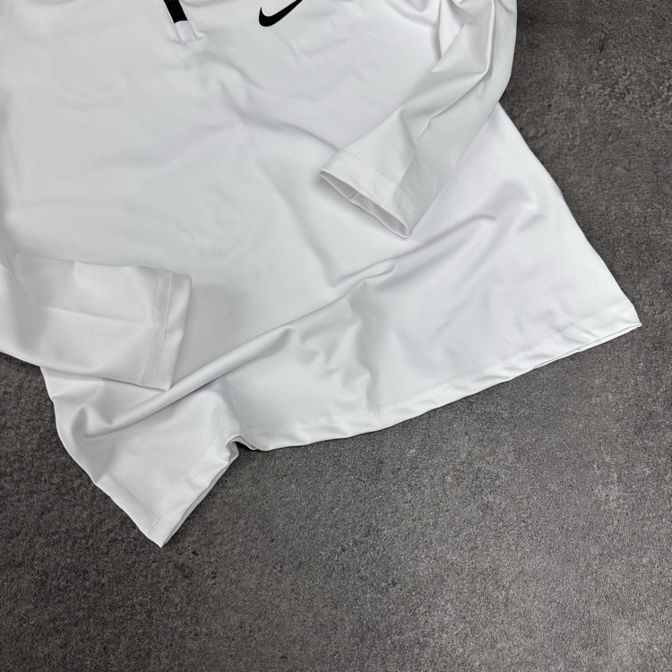 Nike Dri-Fit Yarım Fermuar Performance Sweat | Beyaz NK3045