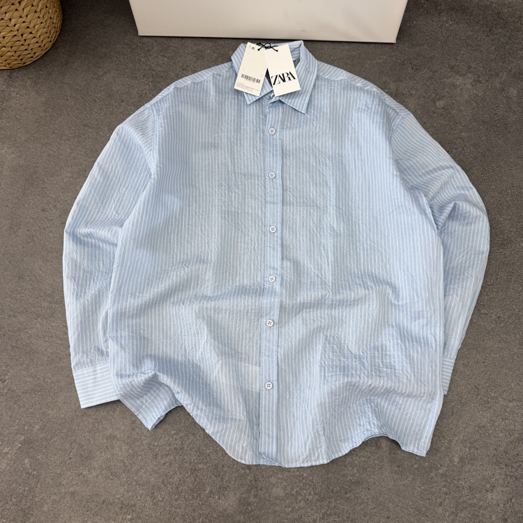 Zara Baggy Pantolon | Oversize Gömlek Kombin (Kırışık Gömlek/Fildişi)