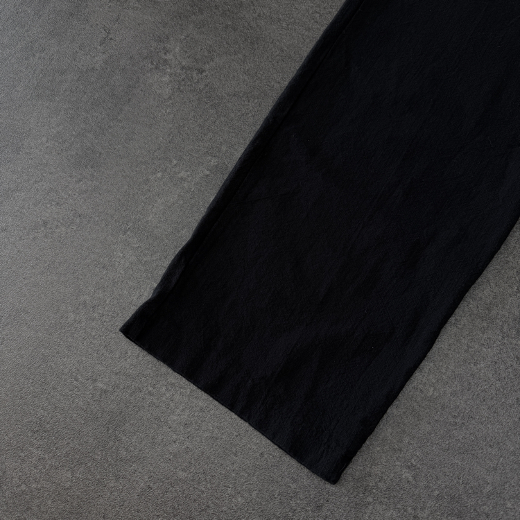 Zara Ham Keten Pantolon | Siyah