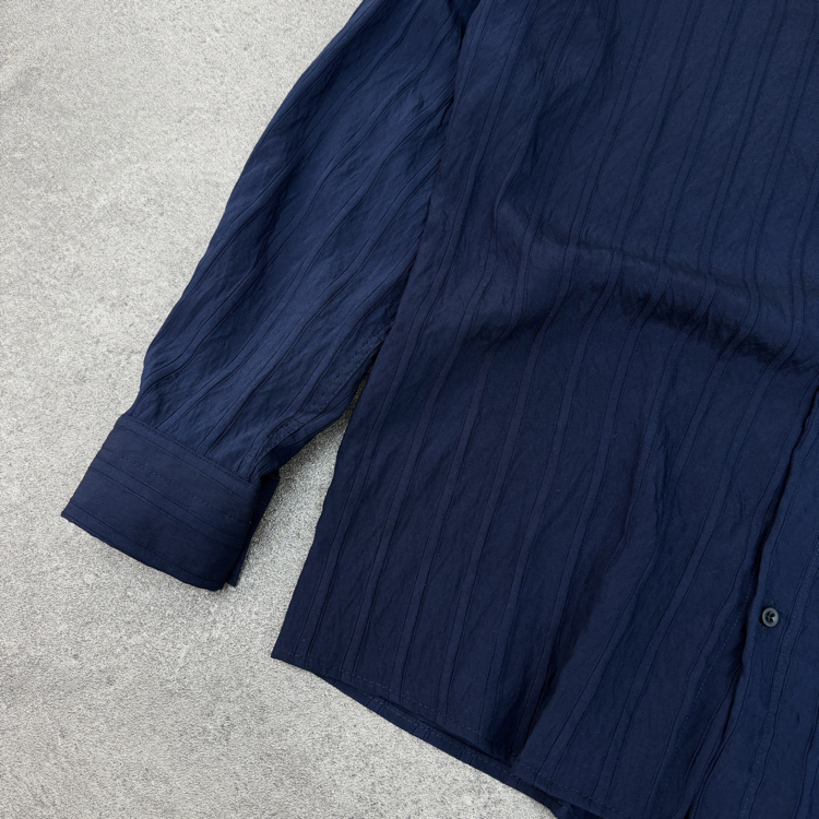 Zara Baggy Pantolon | Oversize Gömlek Kombin (Lacivert/Fildişi)
