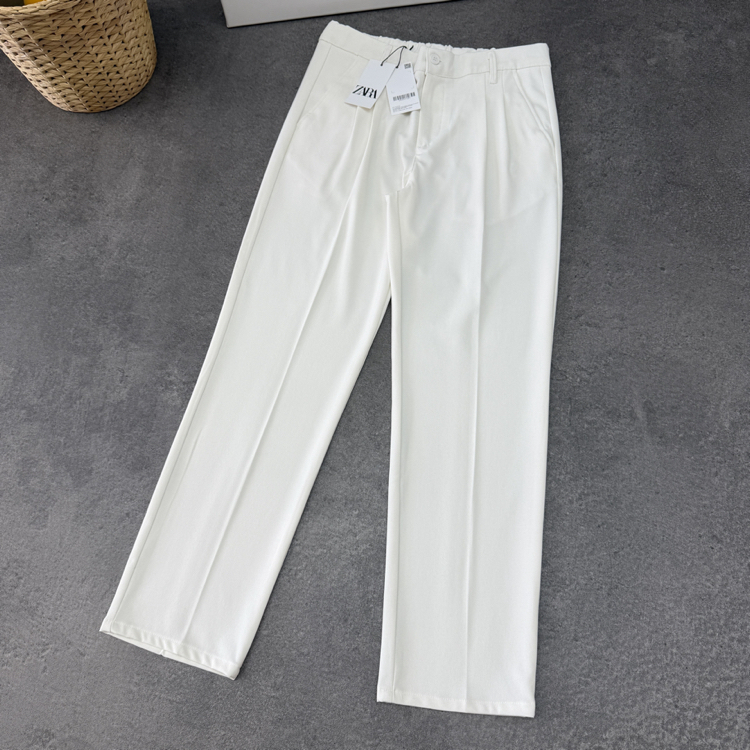 Zara Baggy Pantolon | Oversize Gömlek Kombin (Lacivert/Fildişi)