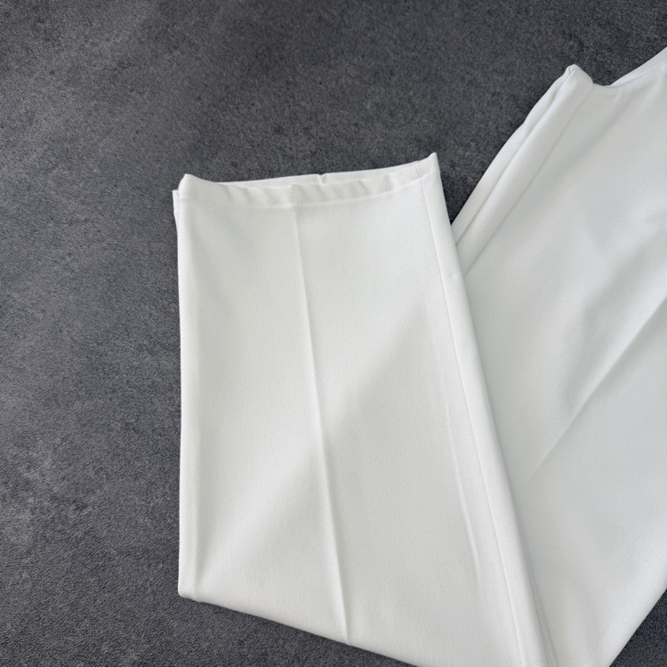 Zara Baggy Fit Kumaş Pantolon | Fildişi