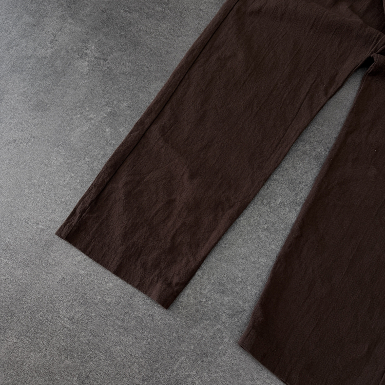 Zara Ham Keten Pantolon | Acı Kahve