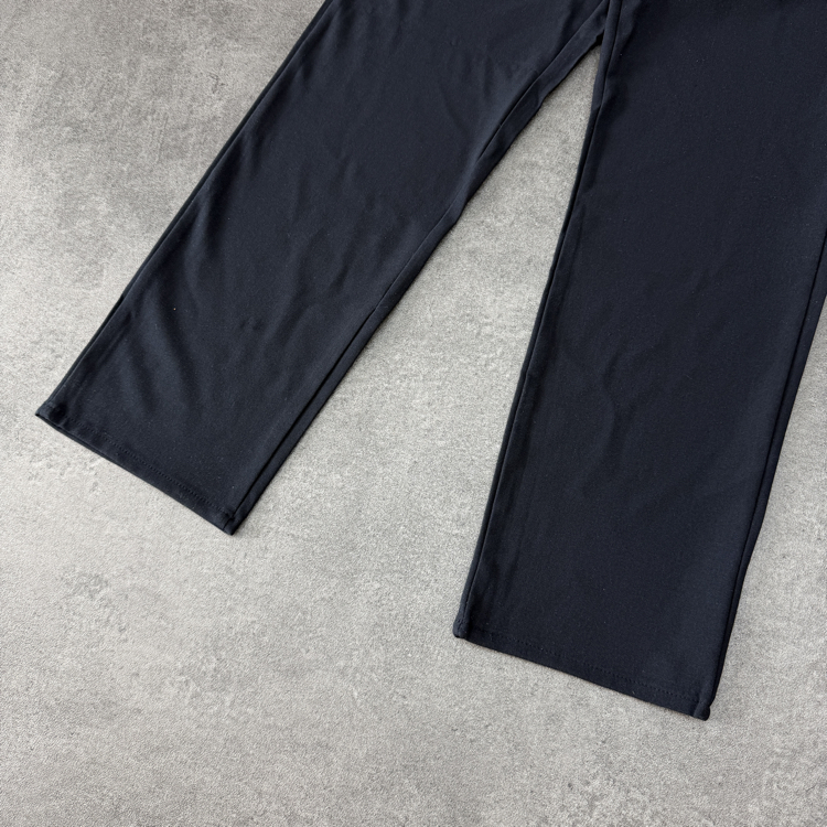 Zara Baggy Fit Pilesiz Kumaş Pantolon | Lacivert 