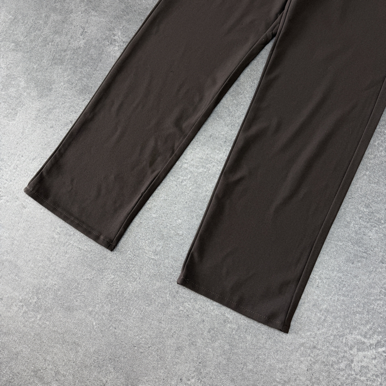 Zara Baggy Fit Pilesiz Kumaş Pantolon | Kahverengi 