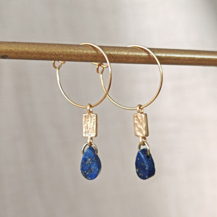 Lapis Lazuli Küpe