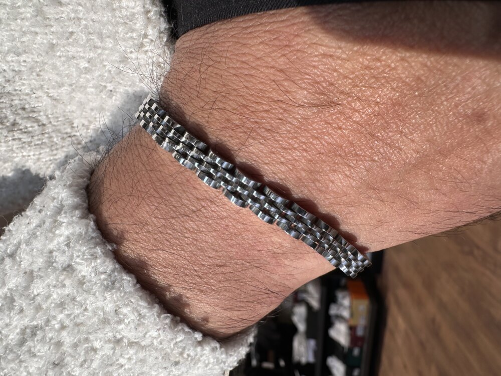 GÜMÜŞ RENK ROLEX BİLEKLİK