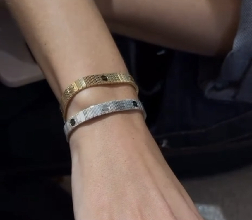 Silver ve gold ithal bileklikler