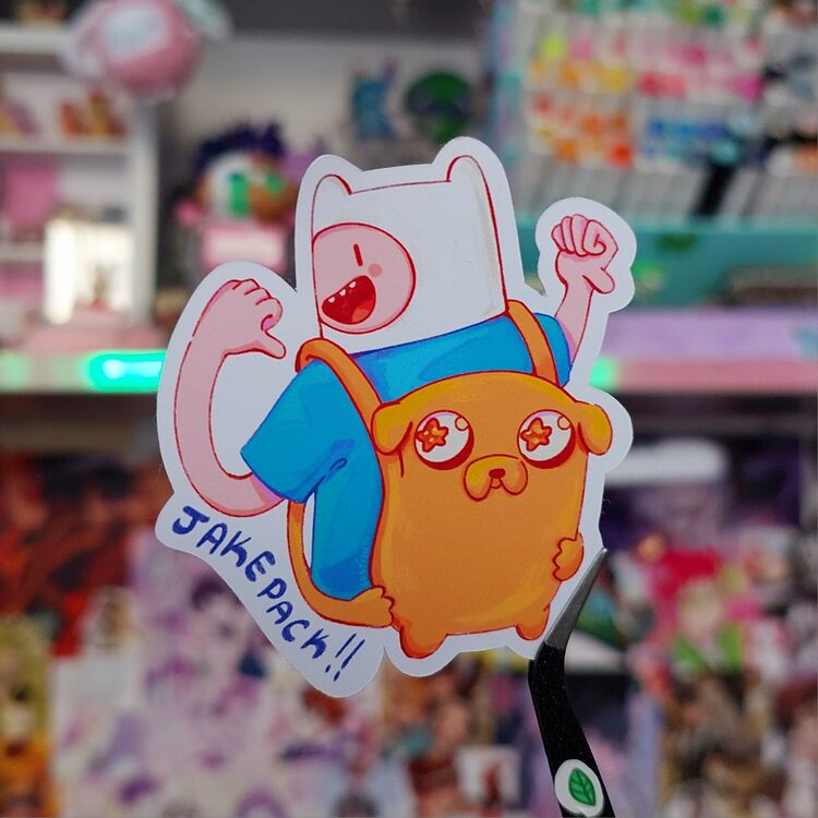 Jake Pack (Adventure Time) Sticker 