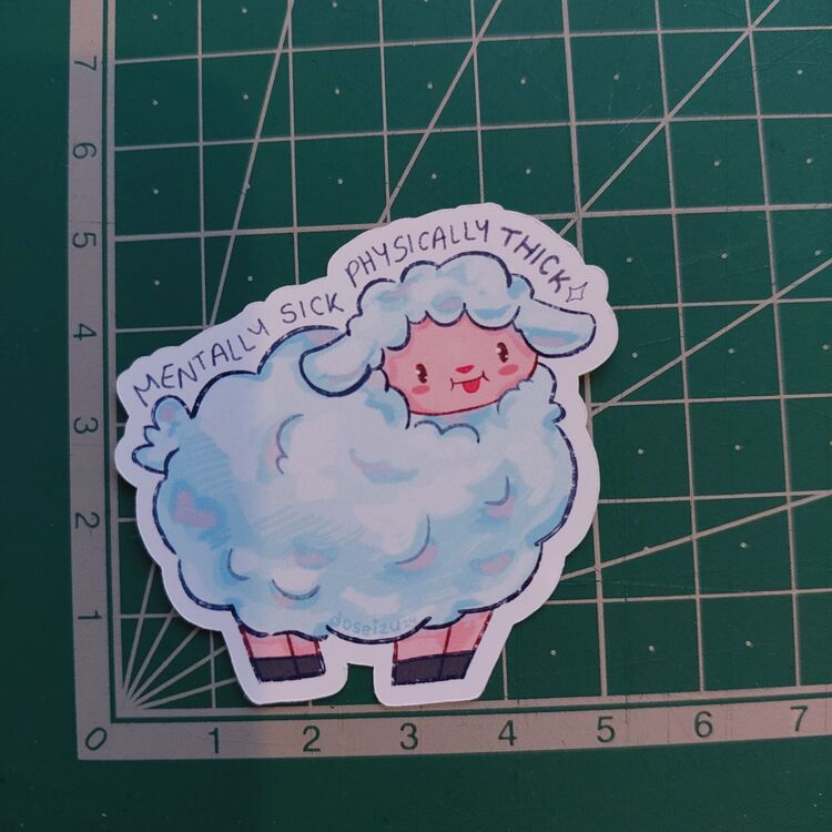 Thick Sheep Sticker
