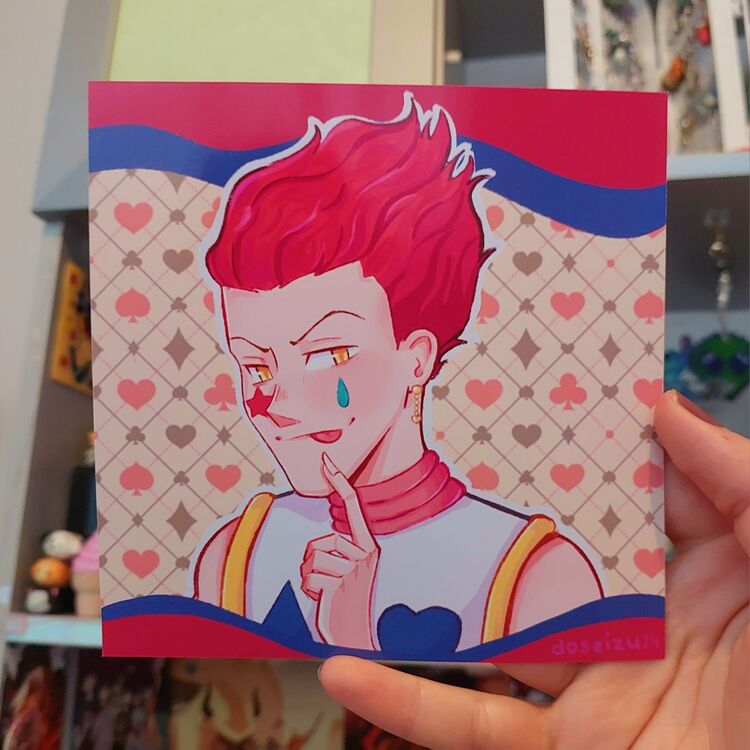 Hisoka Art Print (❌Bitince Tekrar Üretilmeyecek)