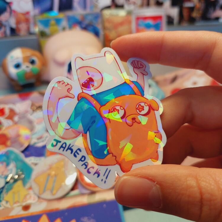 Jake Pack (Adventure Time) Sticker 