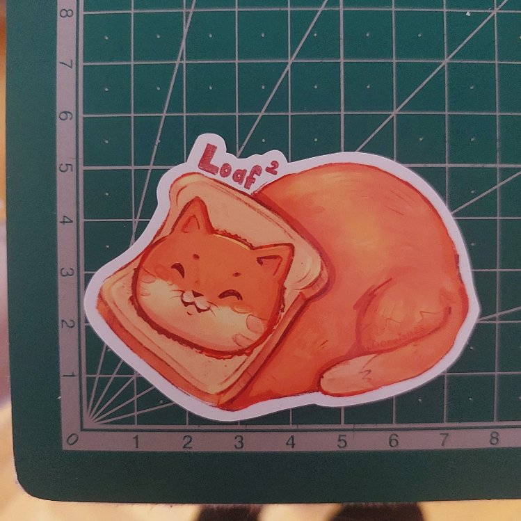 Ekmek Kedi Sticker 