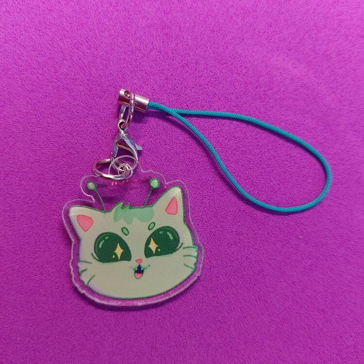 Alien Cat Charm