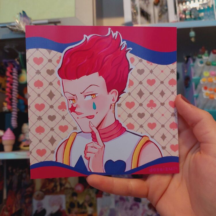 Hisoka Art Print (❌Bitince Tekrar Üretilmeyecek)