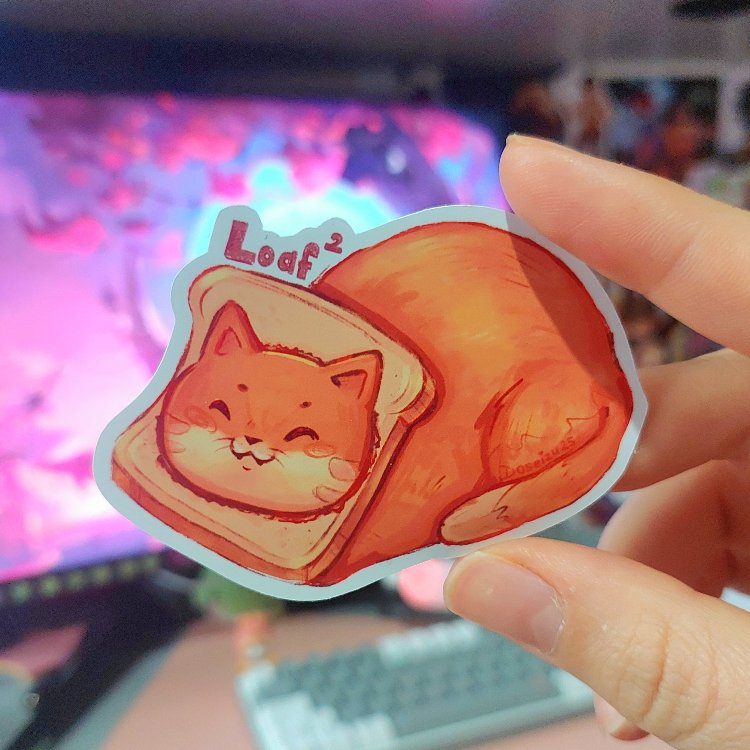 Ekmek Kedi Sticker 