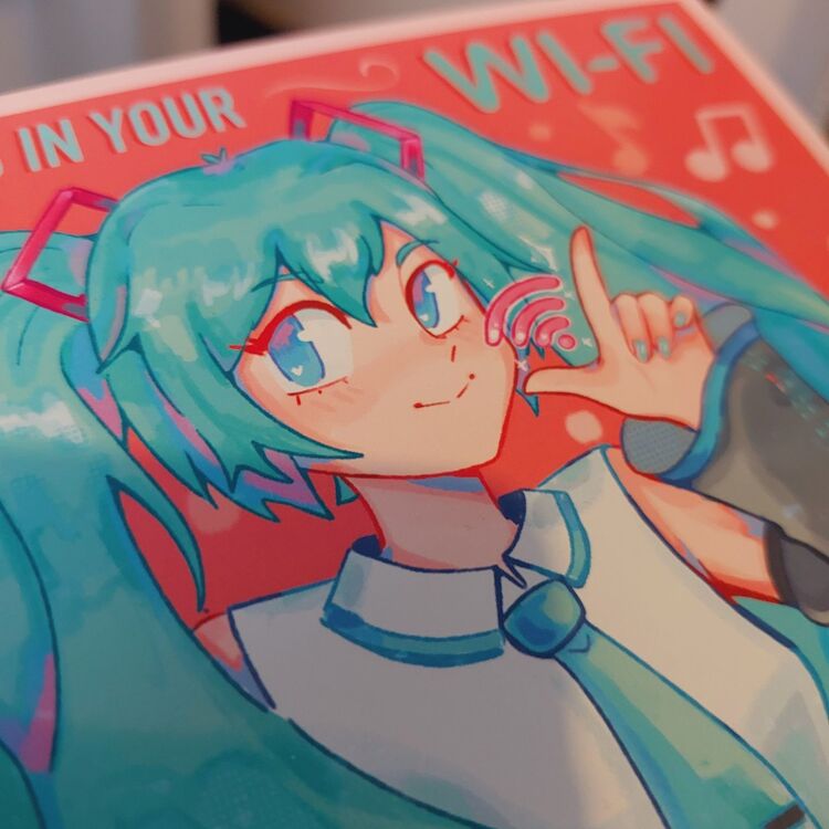Miku Art Print