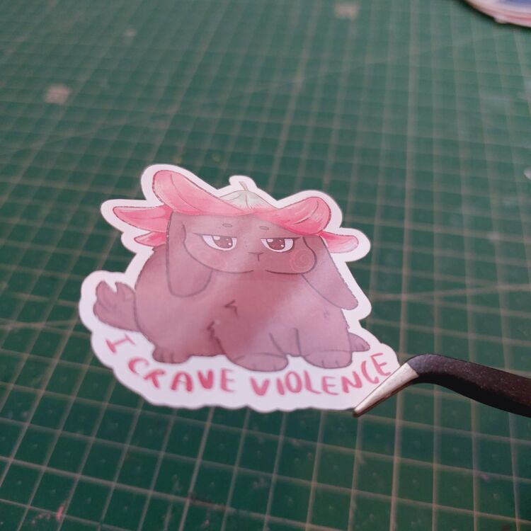 Violent Tavşan Sticker