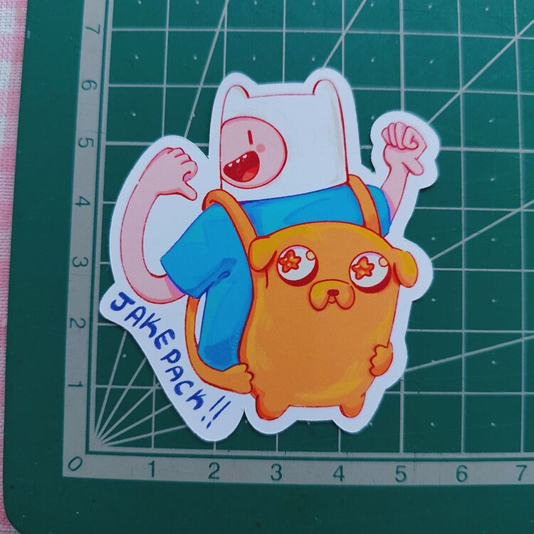 Jake Pack (Adventure Time) Sticker 