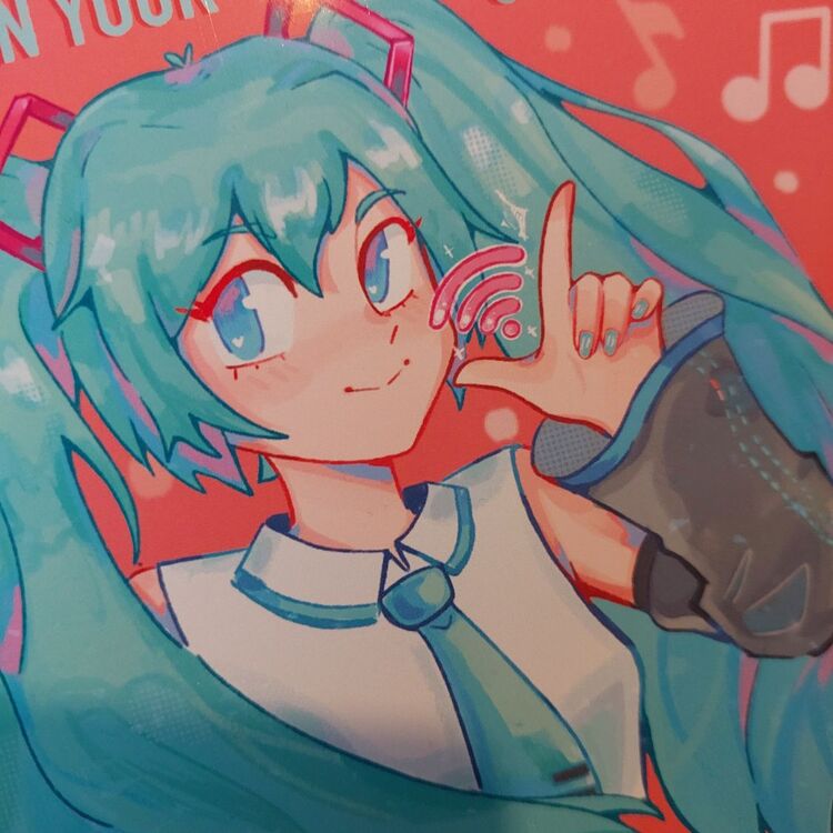 Miku Art Print