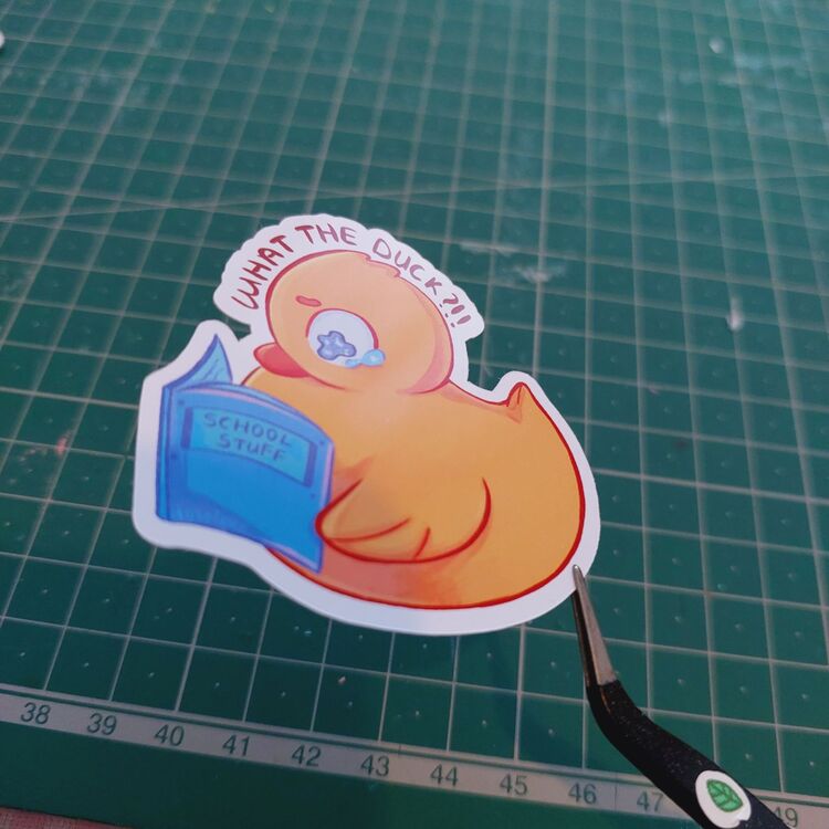 Study Duck Sticker