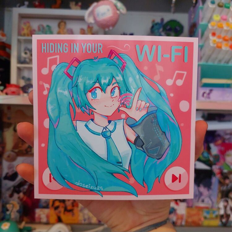 Miku Art Print