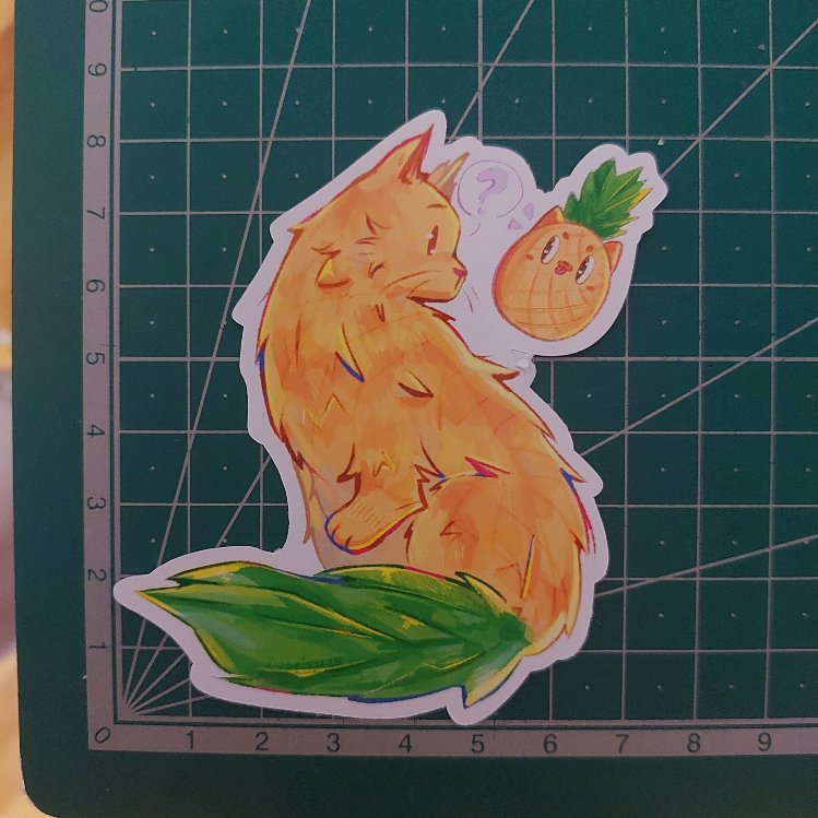Ananas Kedi Sticker