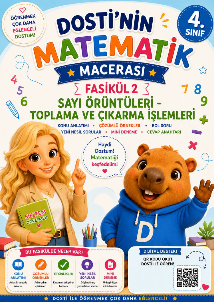 4. Sınıf Matematik Fasikül 2 | Örüntüler – Toplama ve Çıkarma İşlemleri