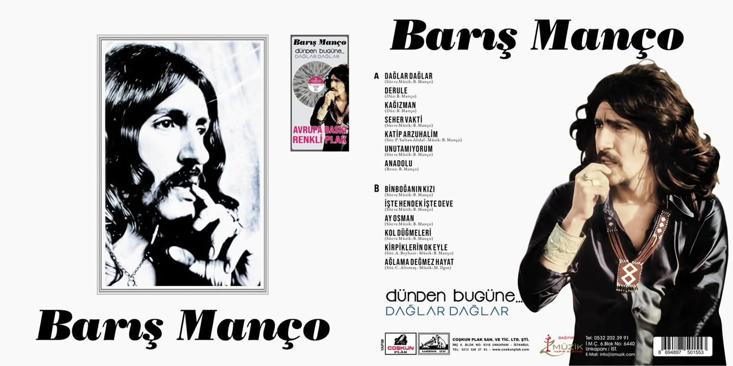 Barış Manço - Dünden Bugüne (Renkli Plak)