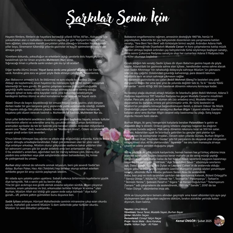 Müslüm Gürses - Şarkılar Senin İçin