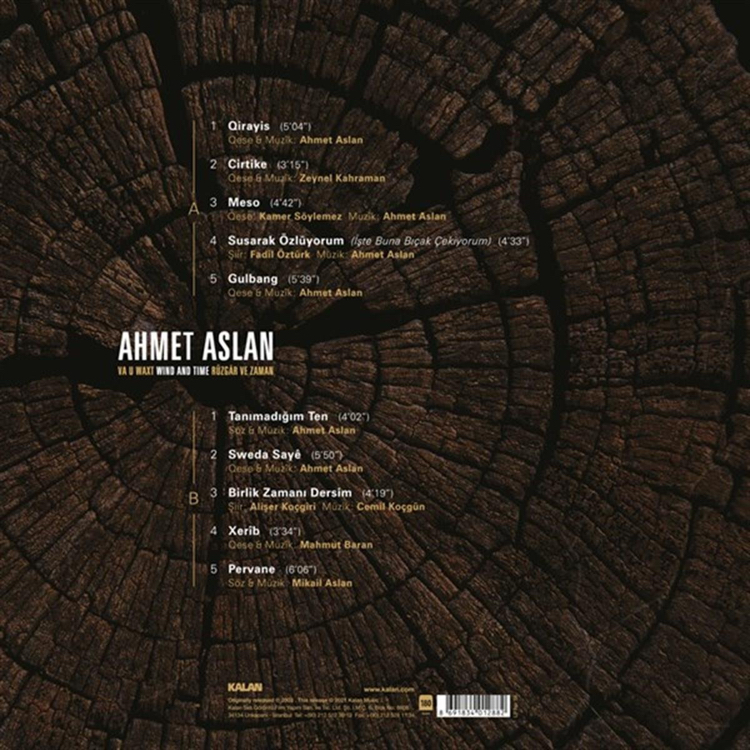 Ahmet Aslan - Rüzgar ve Zaman Plak