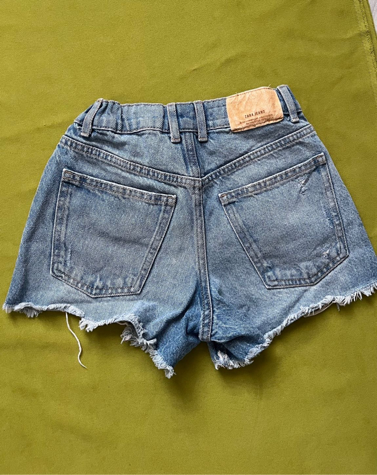 Zara Mikro Mini Kot Şort 