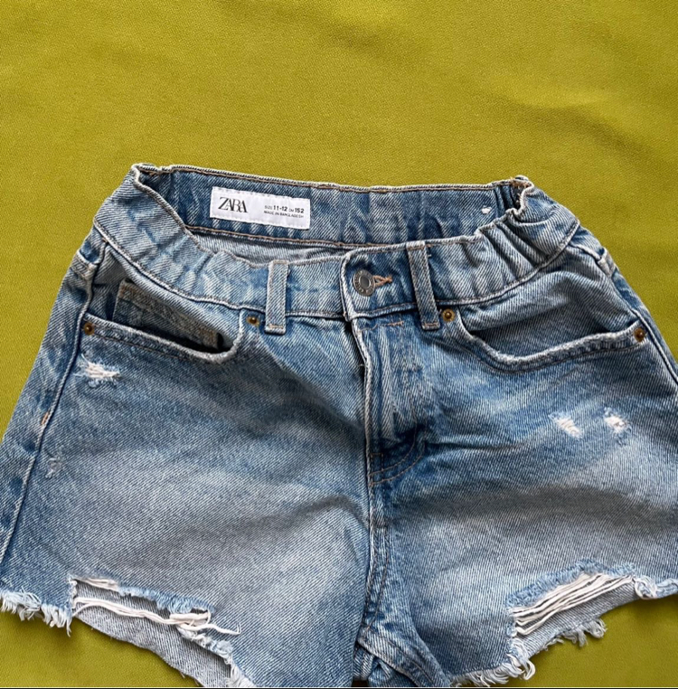 Zara Mikro Mini Kot Şort 