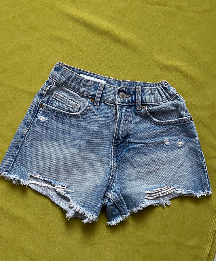 Zara Mikro Mini Kot Şort 