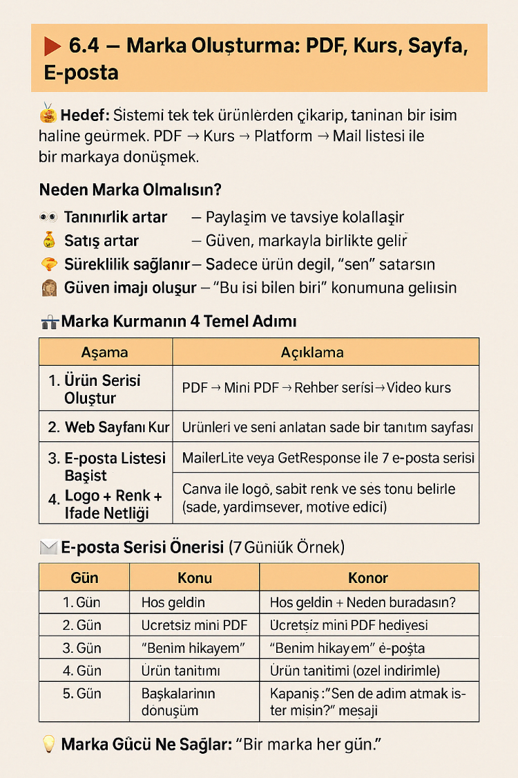Kurs-Tek Bir Video Sistemiyle 3 Günde 3 Gelir Kaynağı Oluşturun