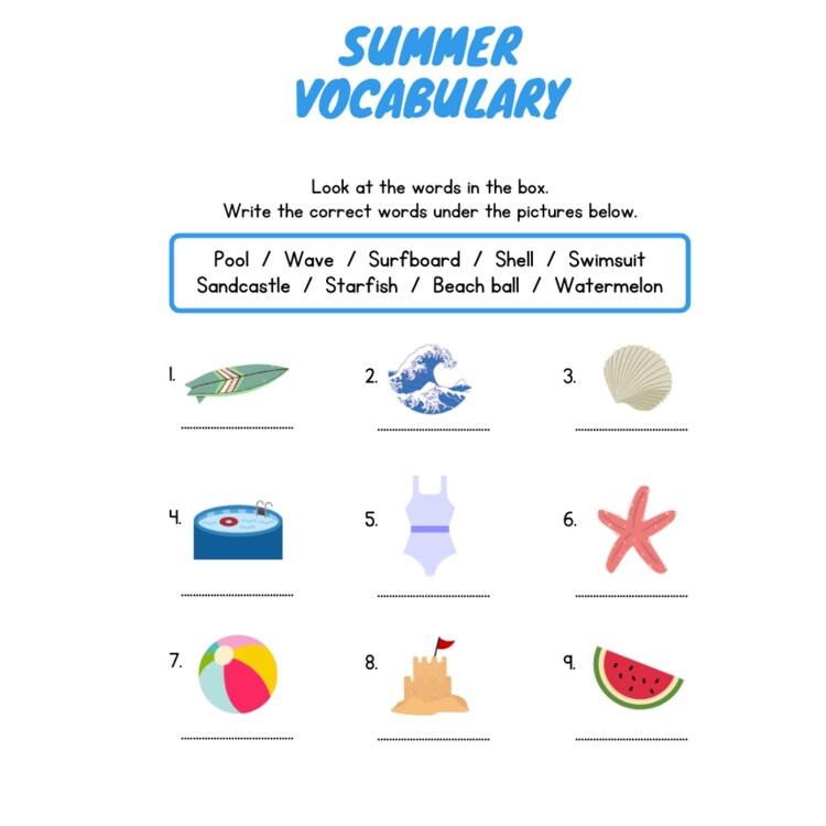 Kids Summer Activity Booklet PDF – Printable Learning Games, Fun Worksheets, Coloring Pages,