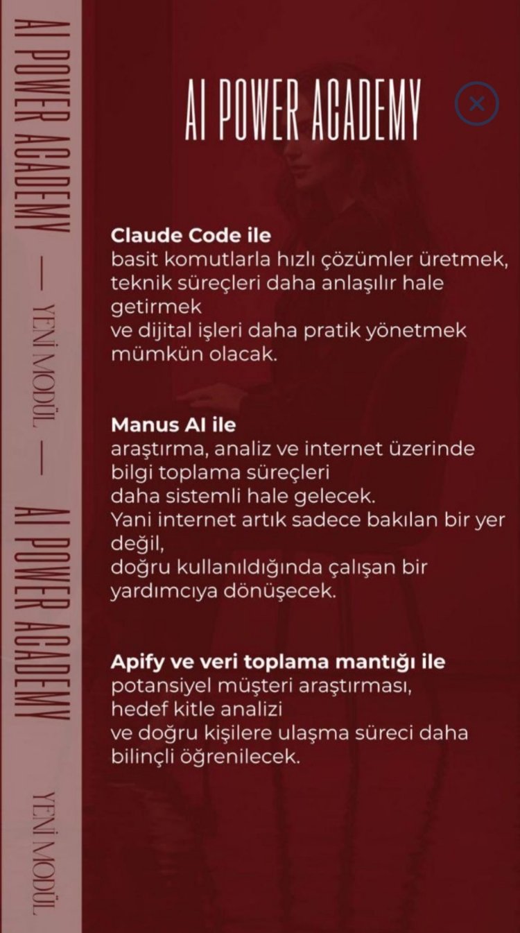 AI Power Akademi. +Mentörlük