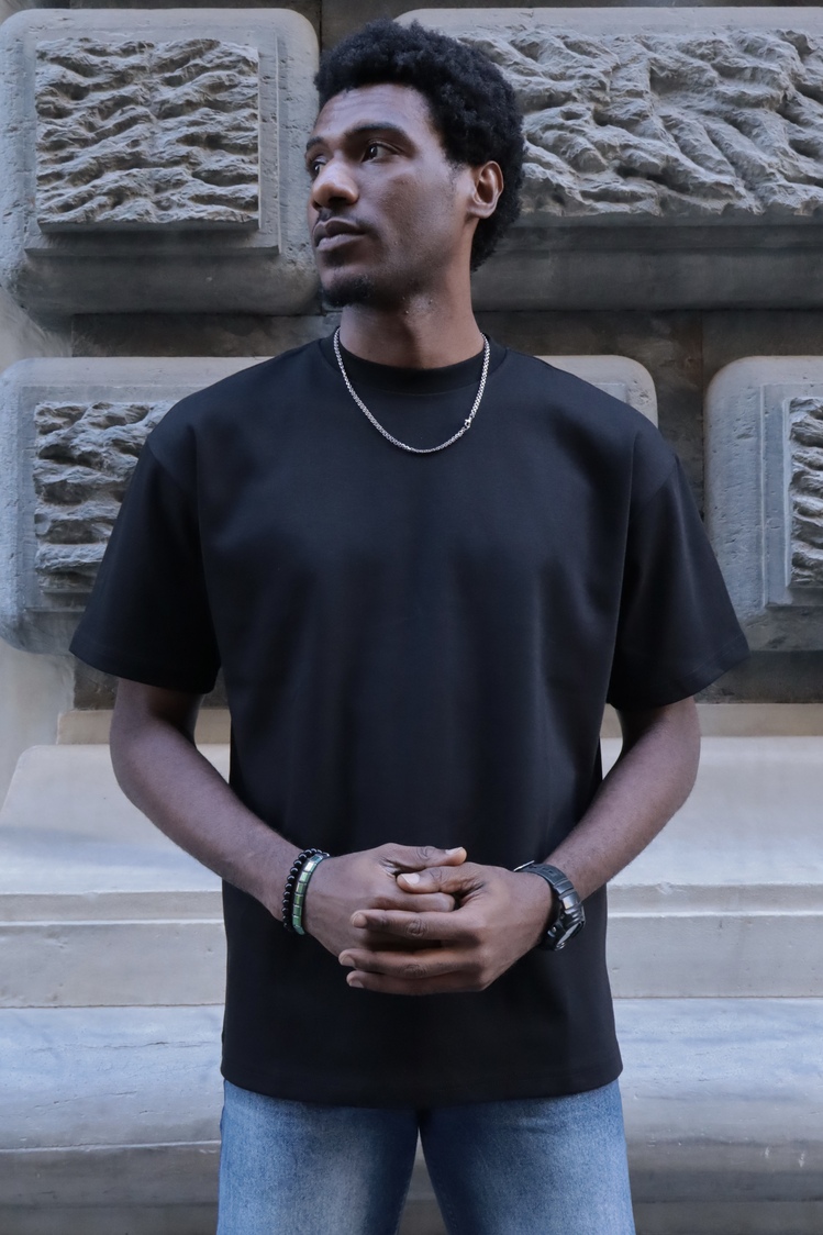DRAKO Siyah Fit Tişört