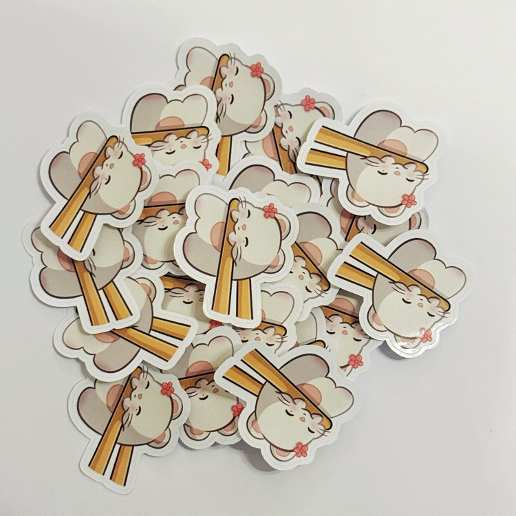 Mochi Jiniret Easy-Peel Sticker
