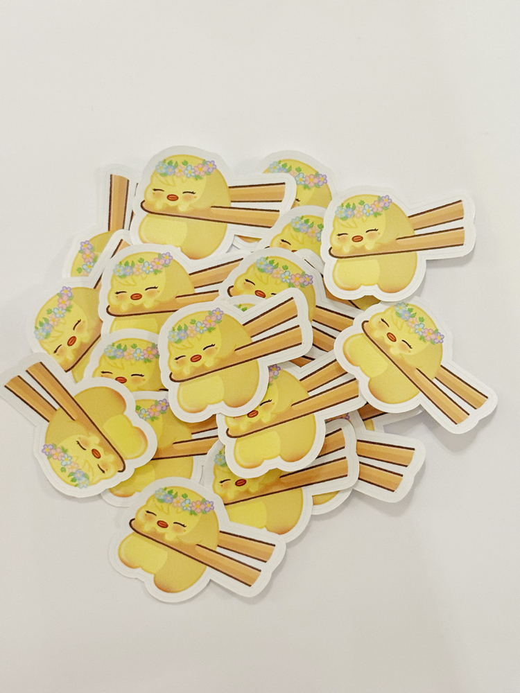 Mochi Bbokari Easy-Peel Sticker