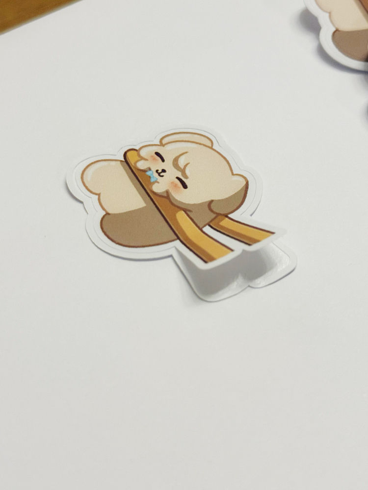 Mochi PuppyM Easy-Peel Sticker
