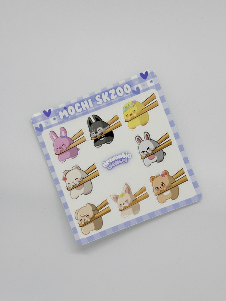 Mochi Skzoo Stickersheet