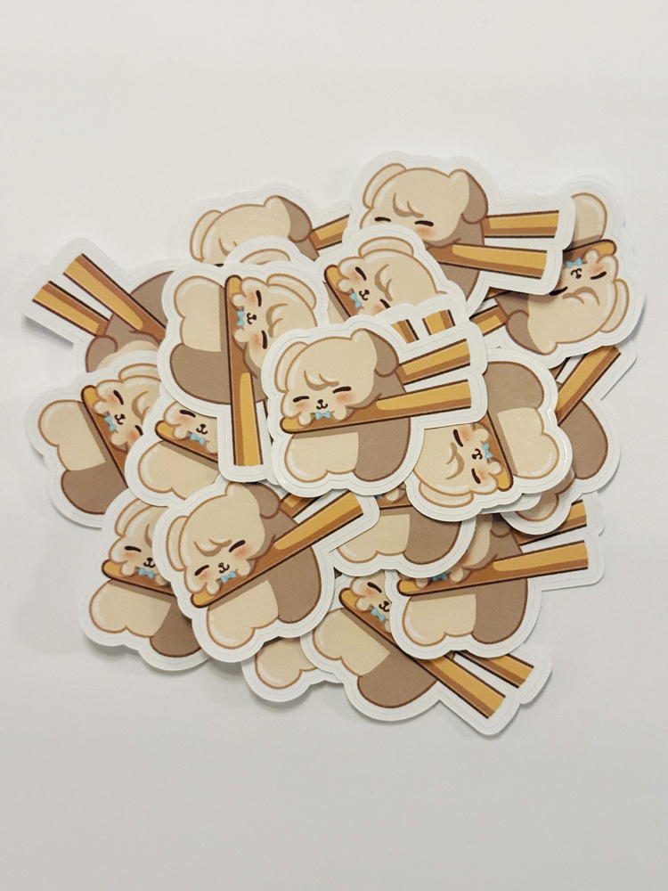 Mochi PuppyM Easy-Peel Sticker