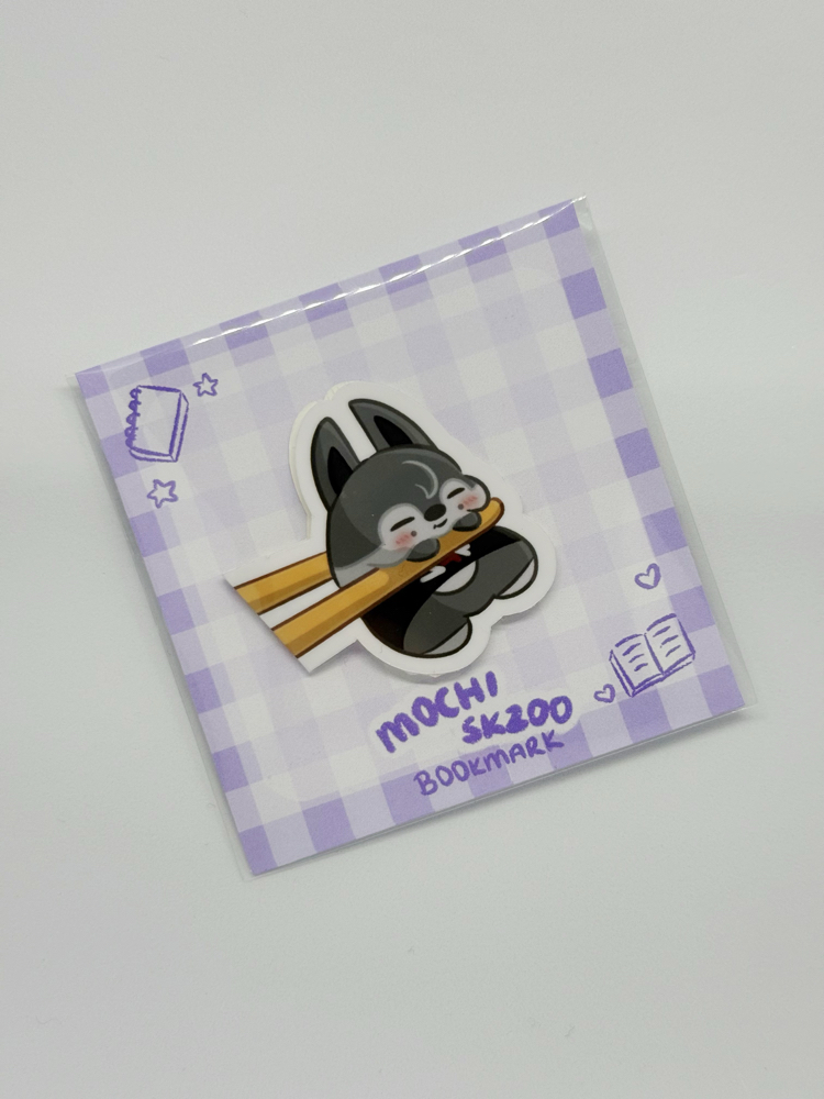 Mochi Wolfchan Magnetic Bookmark