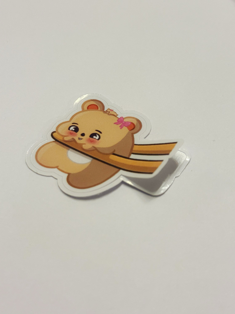 Mochi Hanquokka Easy-Peel Sticker
