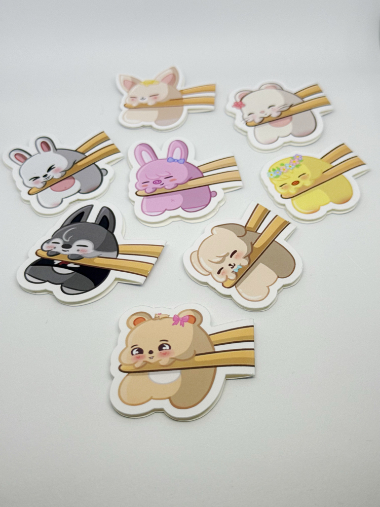 Mochi Bbokari Magnetic Bookmark